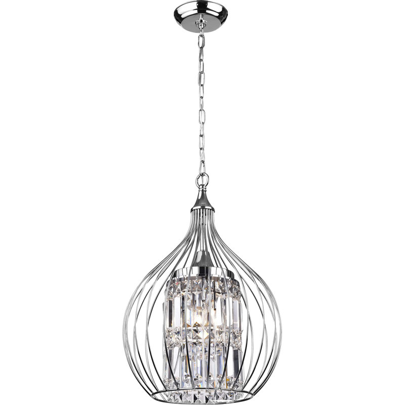 Lustre globe à 3 lumières Lcarus, Argent