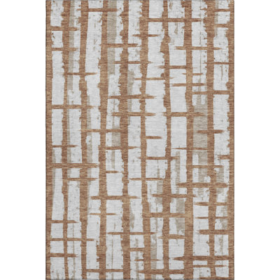Premium Machine Washable Prisco Paprika Rug