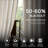 Luxury Velvet Pinch Pleated Blackout Curtains - Room Darkening Thermal Insulated Back Tab Soundproof Drapes with Hooks+Rings (set of 2)-2004483769-2004483765