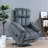 Comfortable Power Lift Recliner With Chenille Fabric For Home Relaxation