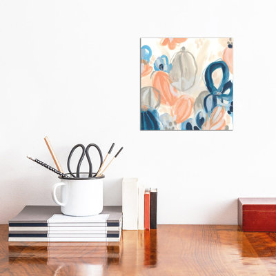Terra Cotta Blooms by June Erica Vess - Wrapped Canvas Gallery-Wrapped Canvas Giclée