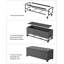 Banc de rangement rabattable