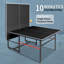 Ensemble de table de ping-pong pliable et portable 8 pi noir-121198727