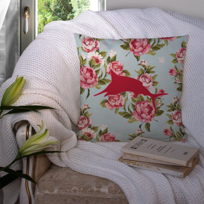 Coussin décoratif intérieur / extérieur Marlin Shabby Elegance Blue Roses