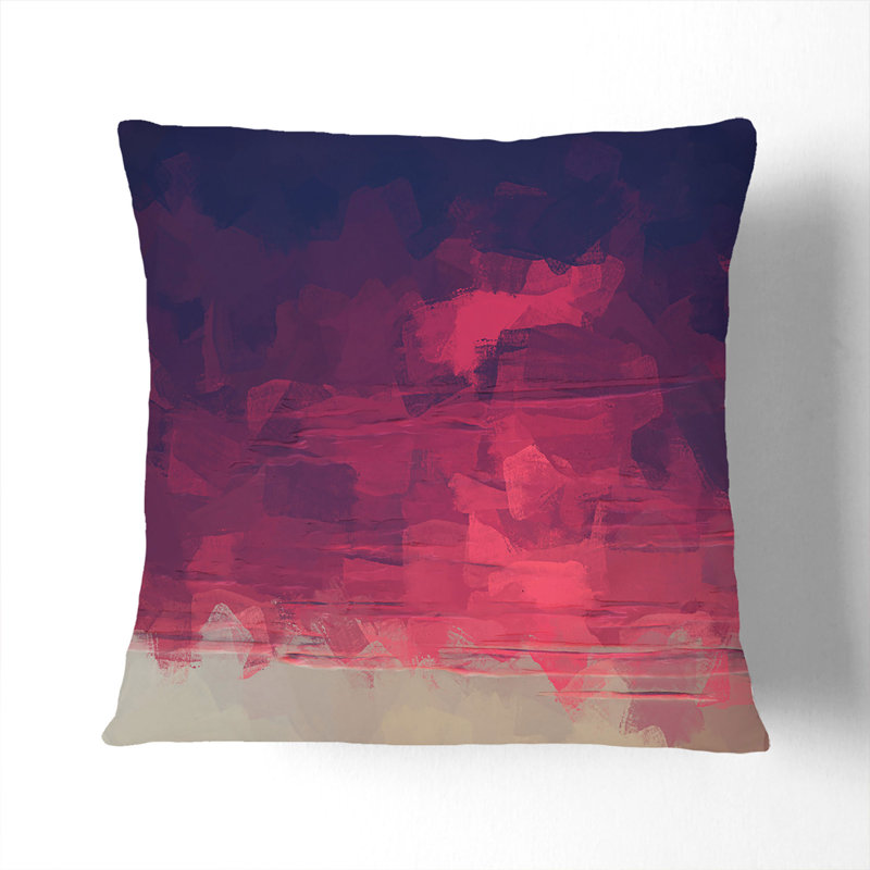 Abstract Square Cushion, 40cm H x 40cm W x 15cm D