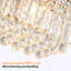 Lustre en cristal de style moderne-1931504754
