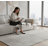 Long Rectangle All Acrylic 15Mm Thick Waterfall Coffee Table-1832223491