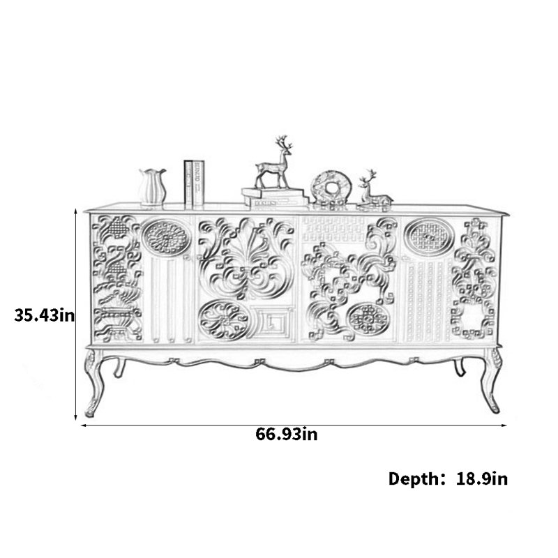 Buffet léger de luxe classique