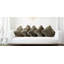 Housse et insert de coussin décoratif carré Pewter Posh