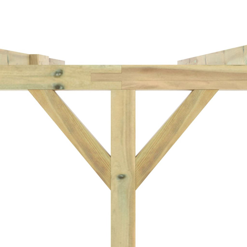 Ertan 3m x 3m Wood Pergoda