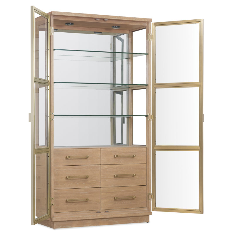 Banyon Bay Lighted China Cabinet