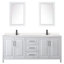 Daria 72" Double Bathroom Vanity Set with Mirror-361335272-388993178-388993187