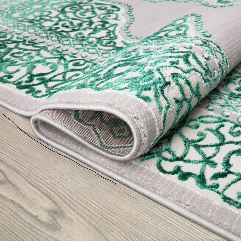 Brade Abstract Area Rug, Rectangle 80 x 150cm