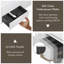 Meuble-lavabo mural de 60 po avec lavabo, meuble-lavabo mural moderne avec lavabo et tiroirs à fermeture en douceur, blanc brillant-1443610655-1443610649