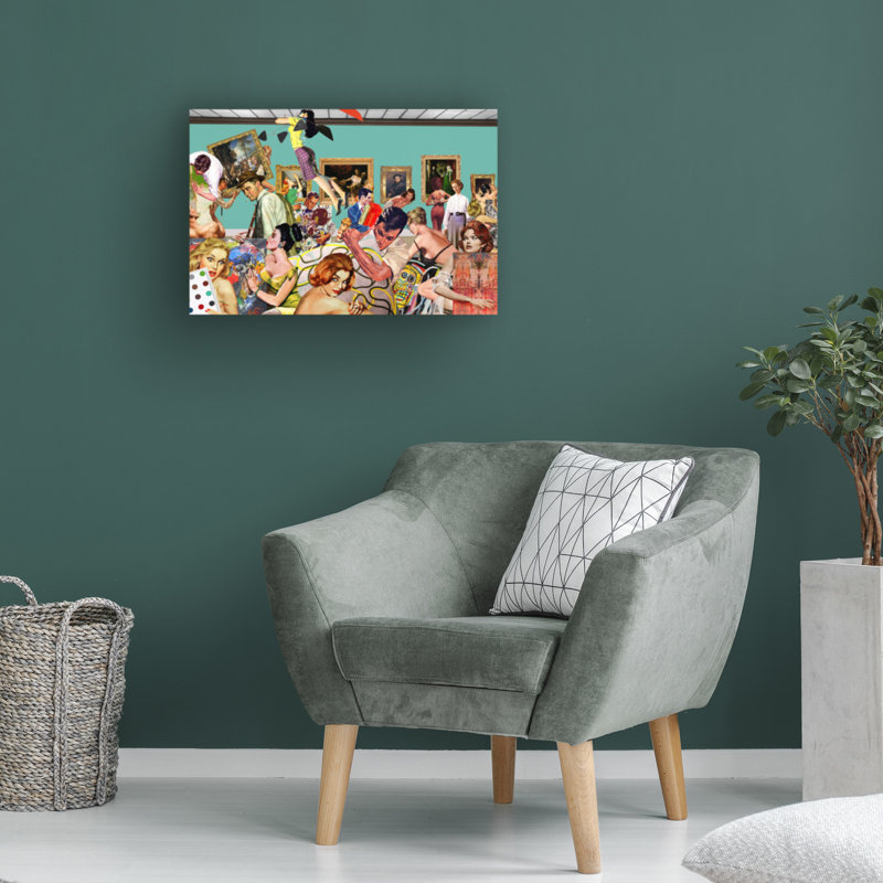 Art sur toile Barry Kite Art Lovers, H 12 po x l 19 po x P 2 po