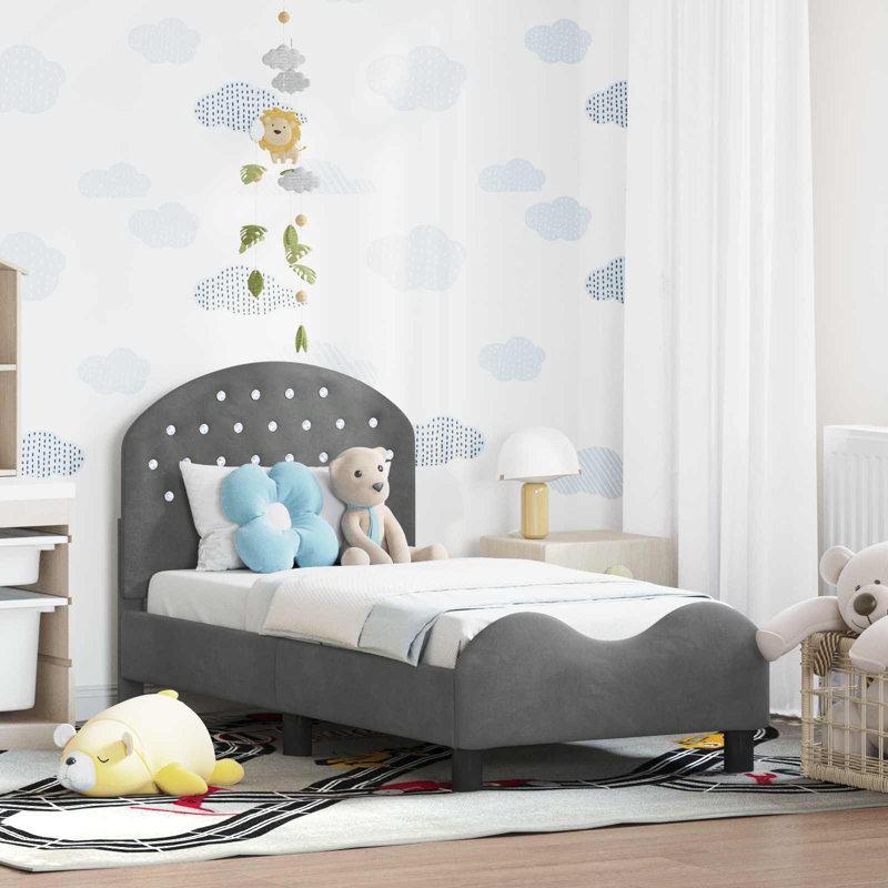Bed Frame, Cot Bed / Toddler (70 x 140cm), Dark Grey
