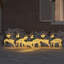 vidaXL LED Reindeers Fabric-587572247