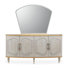 St. Charles Sideboard with Mirror - Dove Gray