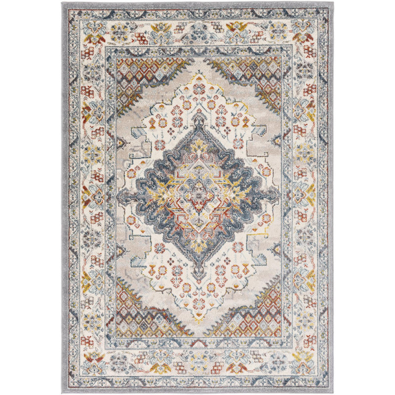 Kucera Flatiron Oriental Gray Area Rug, Rectangle 12' x 15'
