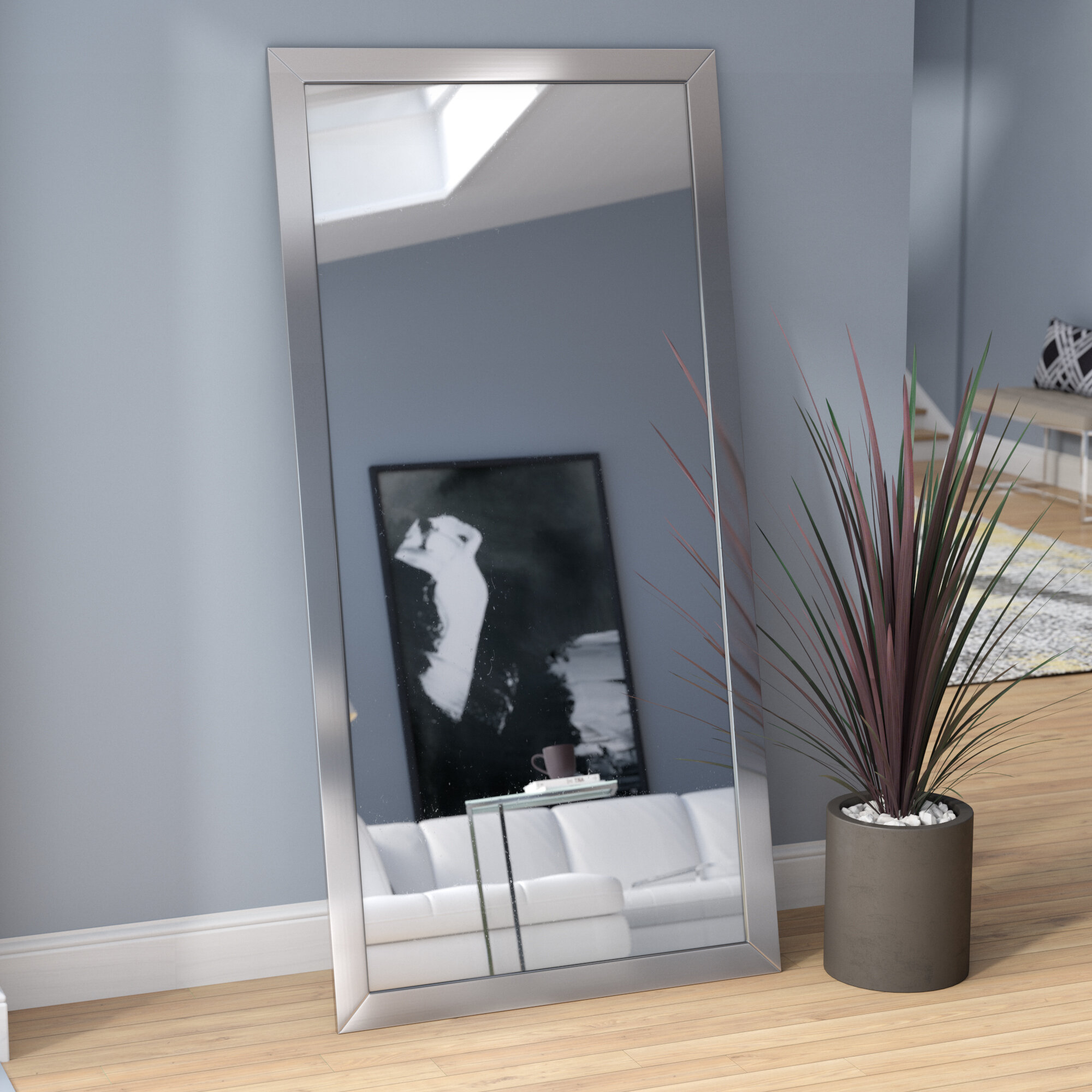 Willa Arlo Interiors Vidette Engineered Wood Flat Mirror & Reviews ...