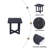 SQUARE SIDE TABLE-1422484489