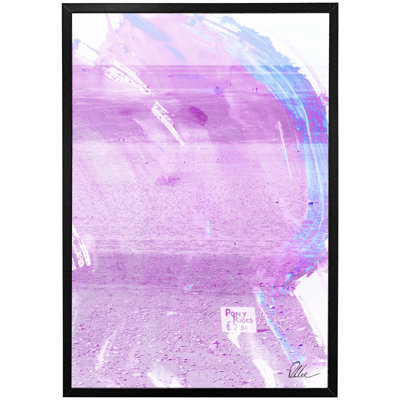 Pink Pony Ride Single Picture Frame Painting