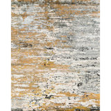 Hand-Knotted High-Quality Gold Area Rug
