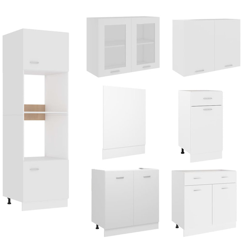 Lyon Kitchen Cabinet Set Lyon, White