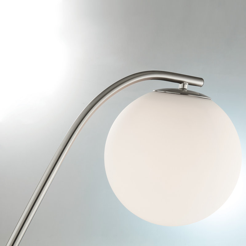 Kristofer 61'' Novelty Floor Lamp, Brushed Nickel