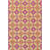 Tapis rose/jaune Dorinda