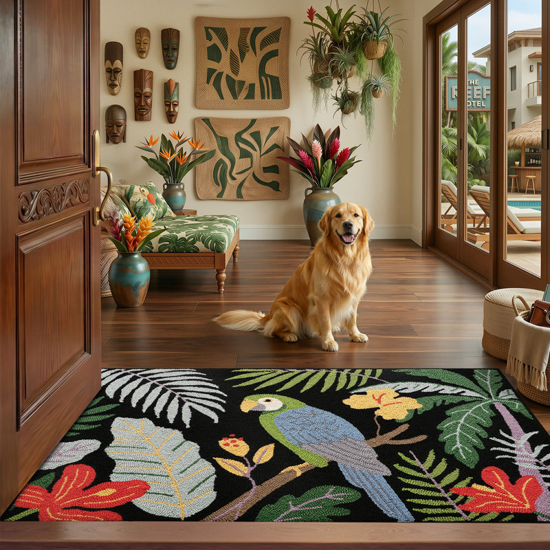 Non-Slip Christmas Doormat, L 32 po x L 48 po