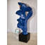 Statue abstraite en résine blanche 12 po x 8 po x H 26 po Betzabeth-887891876