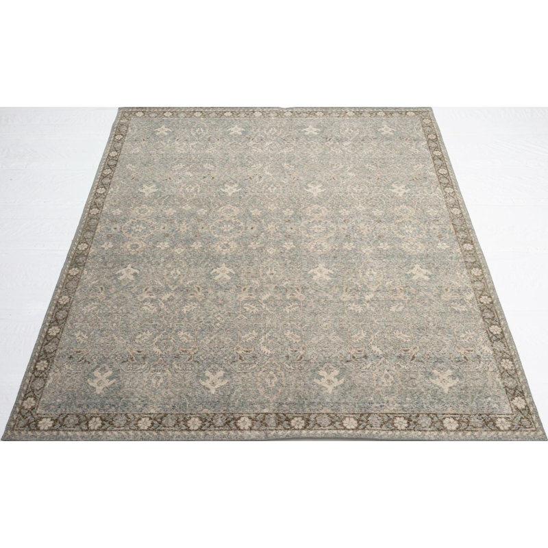 Tapis noué à la main de style rétro Dover