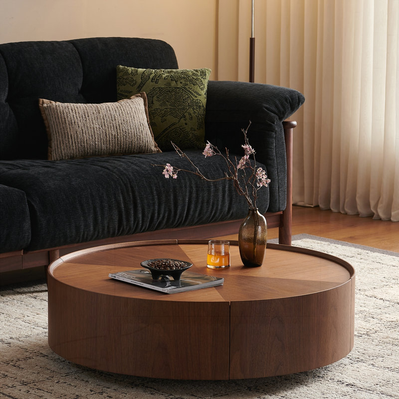 Table basse Modern Minimalist Farmhouse, 11.81" H x 39.37" L x 39.37" W