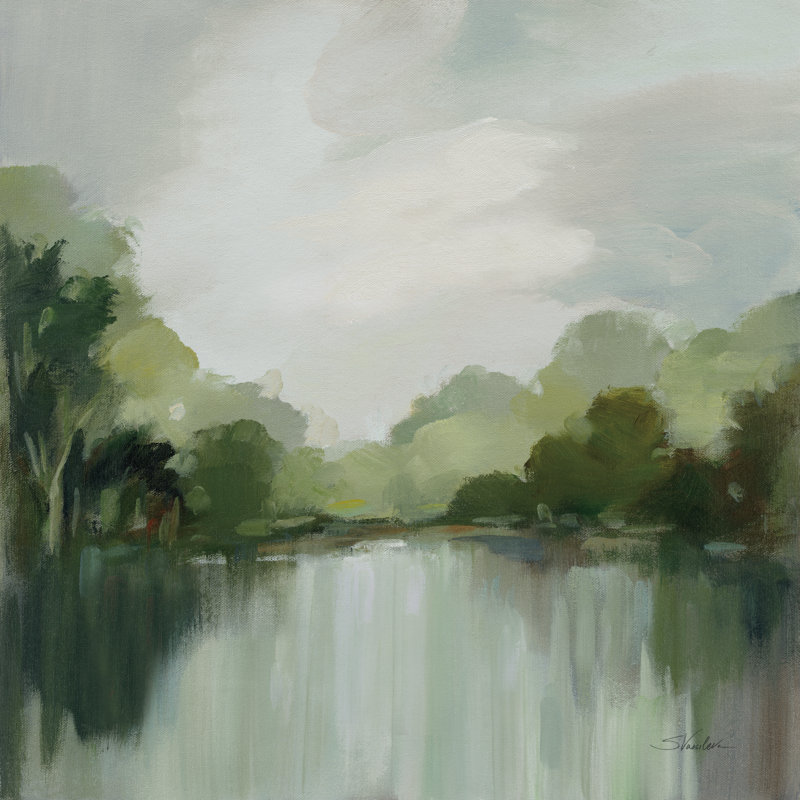 Cool Spring Day Light by Silvia Vassileva - Wrapped Canvas Painting, 30cm H x 30cm W