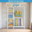 Anjo 114.3 cm Rolling Clothing Rack-1998139919