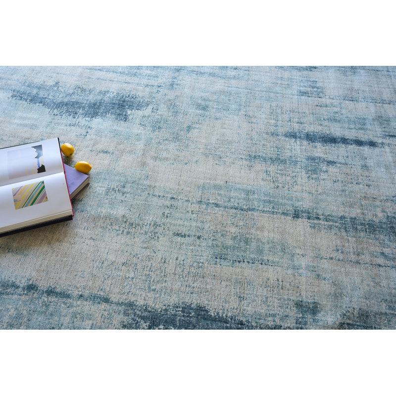 Stone Wash Gazni Abstract Area Rug, Rectangle 6' x 9'