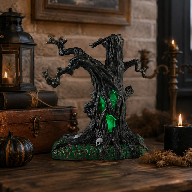 Battery-Operated Creepy Tree Lighted Table Accent