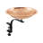 Hammered Copper Birdbath with Rail Mount Bracket