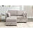 Toxi 58.26" Upholstered Loveseat with Ottoman-608522545