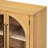 Arched 4-Door Sideboard Buffet, Adjustable Shelves, Retro Look, Natural Wood, Home Essential Sideboard, Stable And