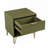 Dumbo 20" Fluted Nightstand In Olive Green (1-Drawer)-1077747529