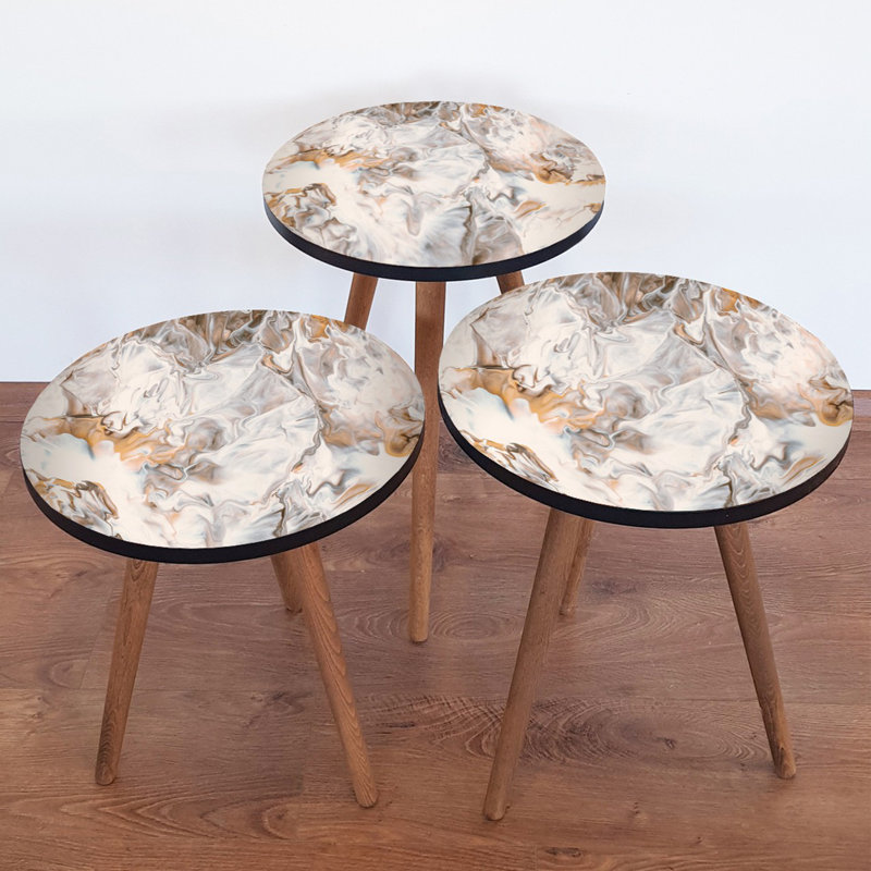 Tables gigognes 3 pieds Dawna