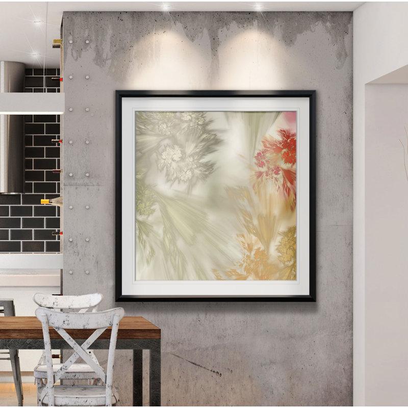 « whisper iii », peinture, H 28 po x l 28 po x P 1,5 po, Cadre noir