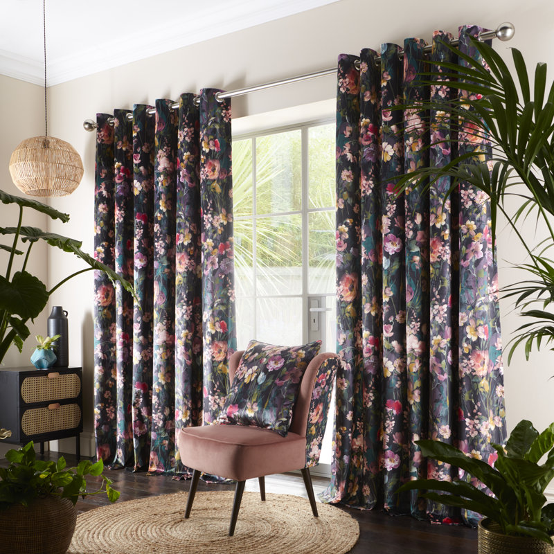 Adriatik Room Darkening Curtain Pair, 168 W x 137 D cm