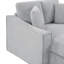 Chaise longue en velours flocon de neige 53,5 po avec tiroir de rangement coulissant et coussins-1539223694