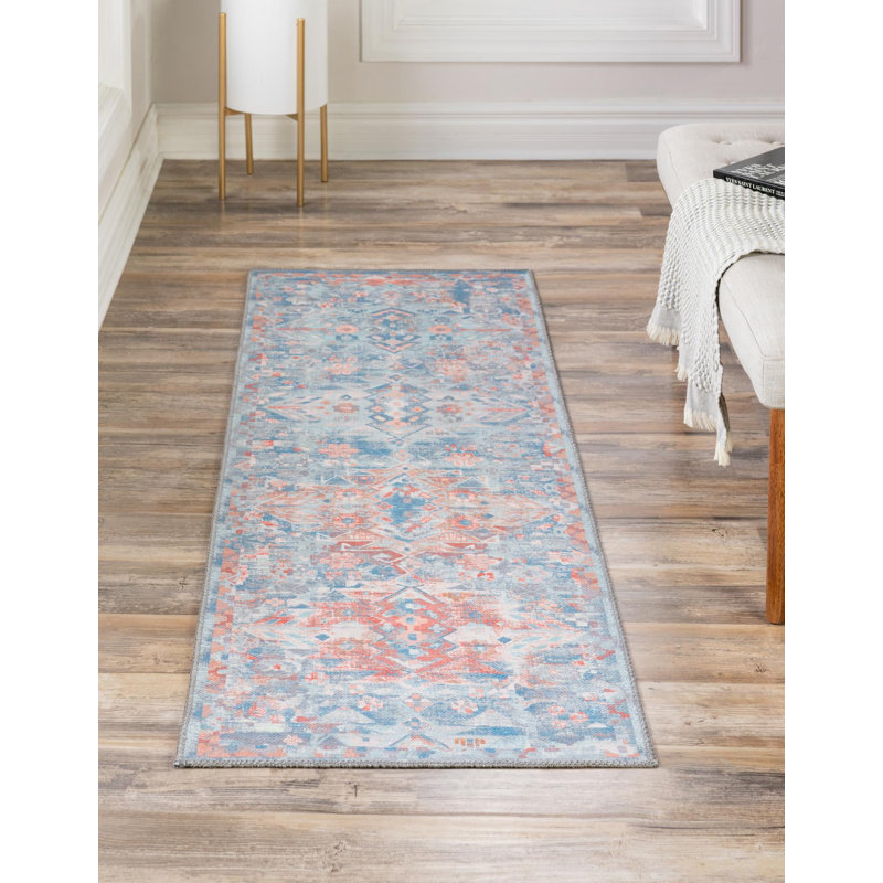 Mayzelle Chenille Oriental Indoor Rug, Runner 2'6" x 12'