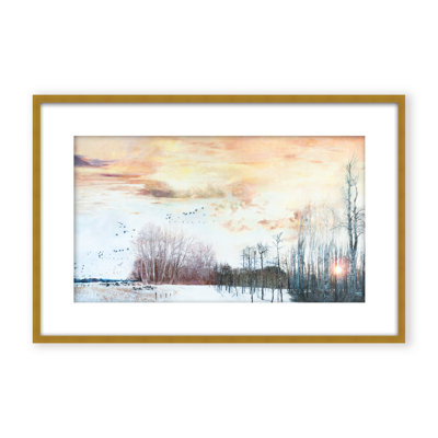 Nature Inspired Winters Flight by  - Picture Frame Painting