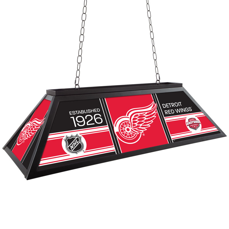Detroit Redwings Patch  44-Inch Pool Table Light
