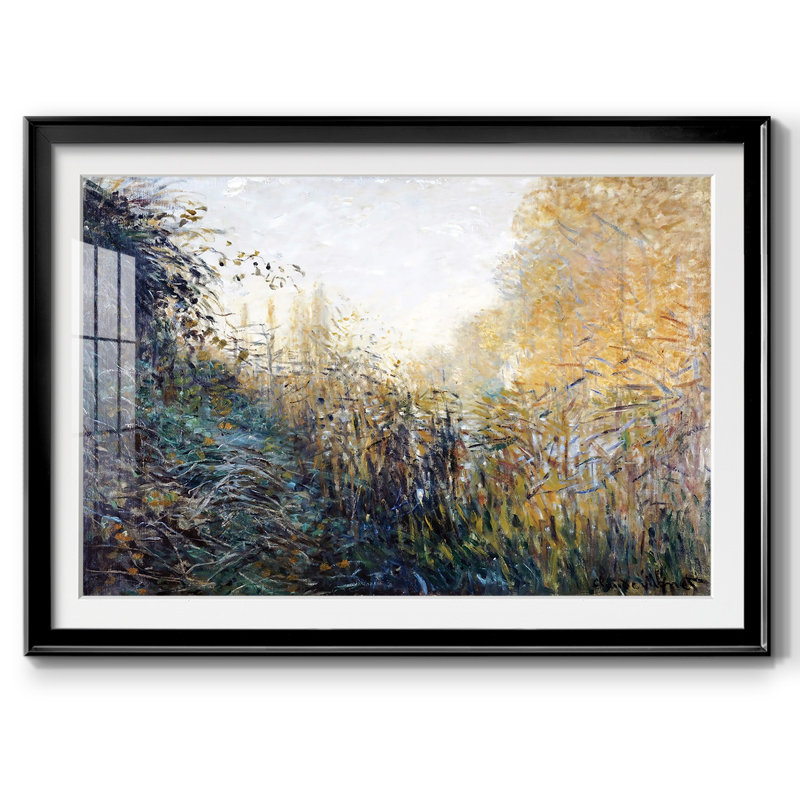 Les roseaux (étude), 1876, Noir, H 15 po x l 21 po x P 1,5 po